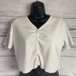 Brandy Melville Button Down Top